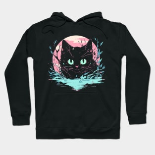 Cottagecore Goth Kawaii Anime Cat Gifts Men Girls Womens Cat Hoodie